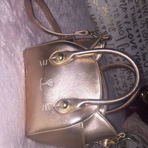 Bronze cat bag
